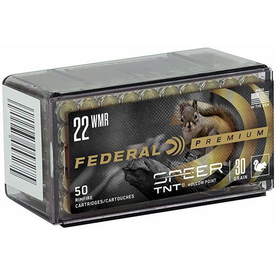 FED PREMIUM 22MAG 30GR SPEER TNT JHP 50/60 - Ammunition